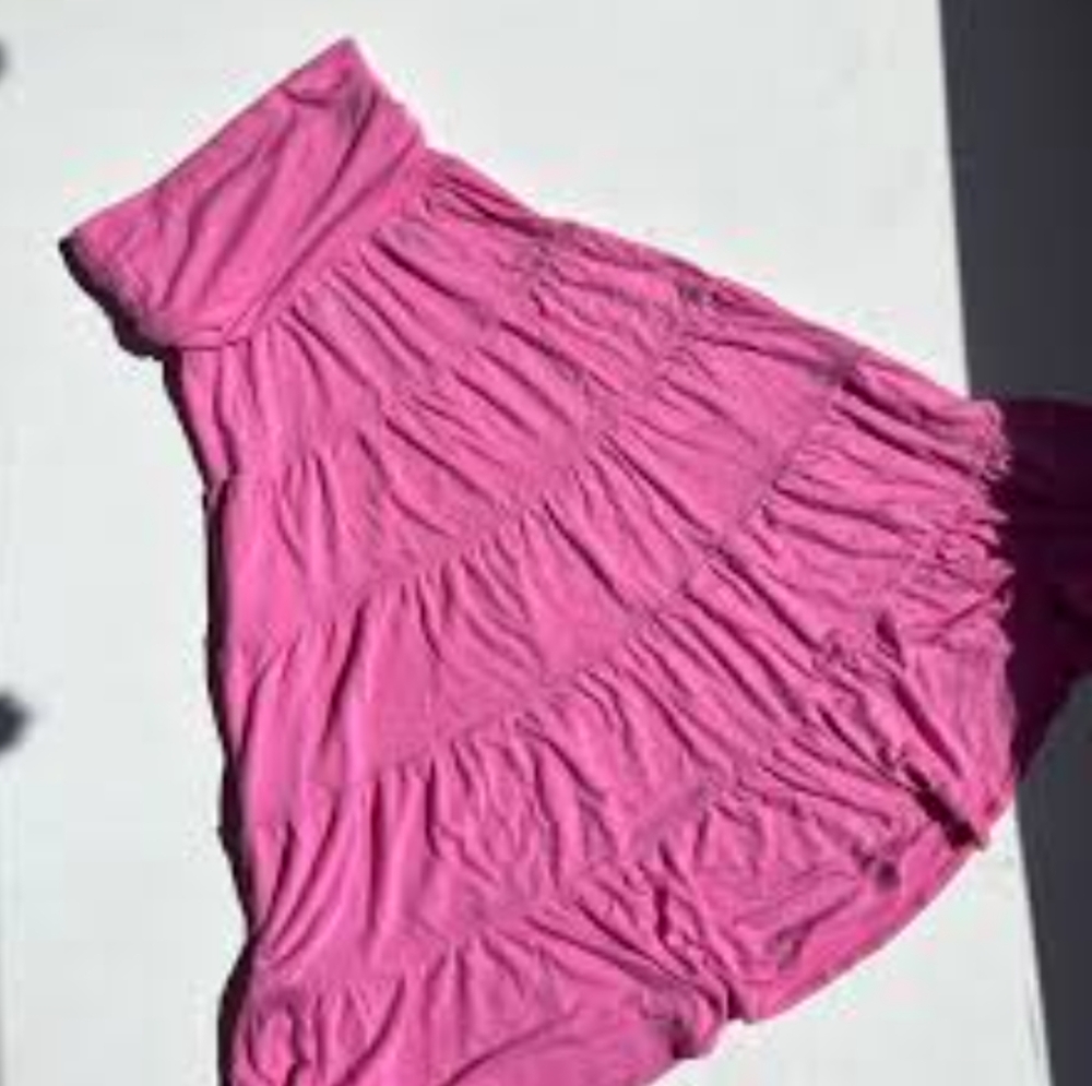 Strapless hot pink dress, international concepts